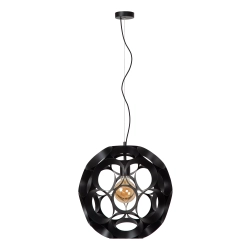 HANNELORE Lampa wisząca Ø 40 cm 1xE27 czarny 10423/40/30 Lucide - zdjęcie dodatkowe 1
